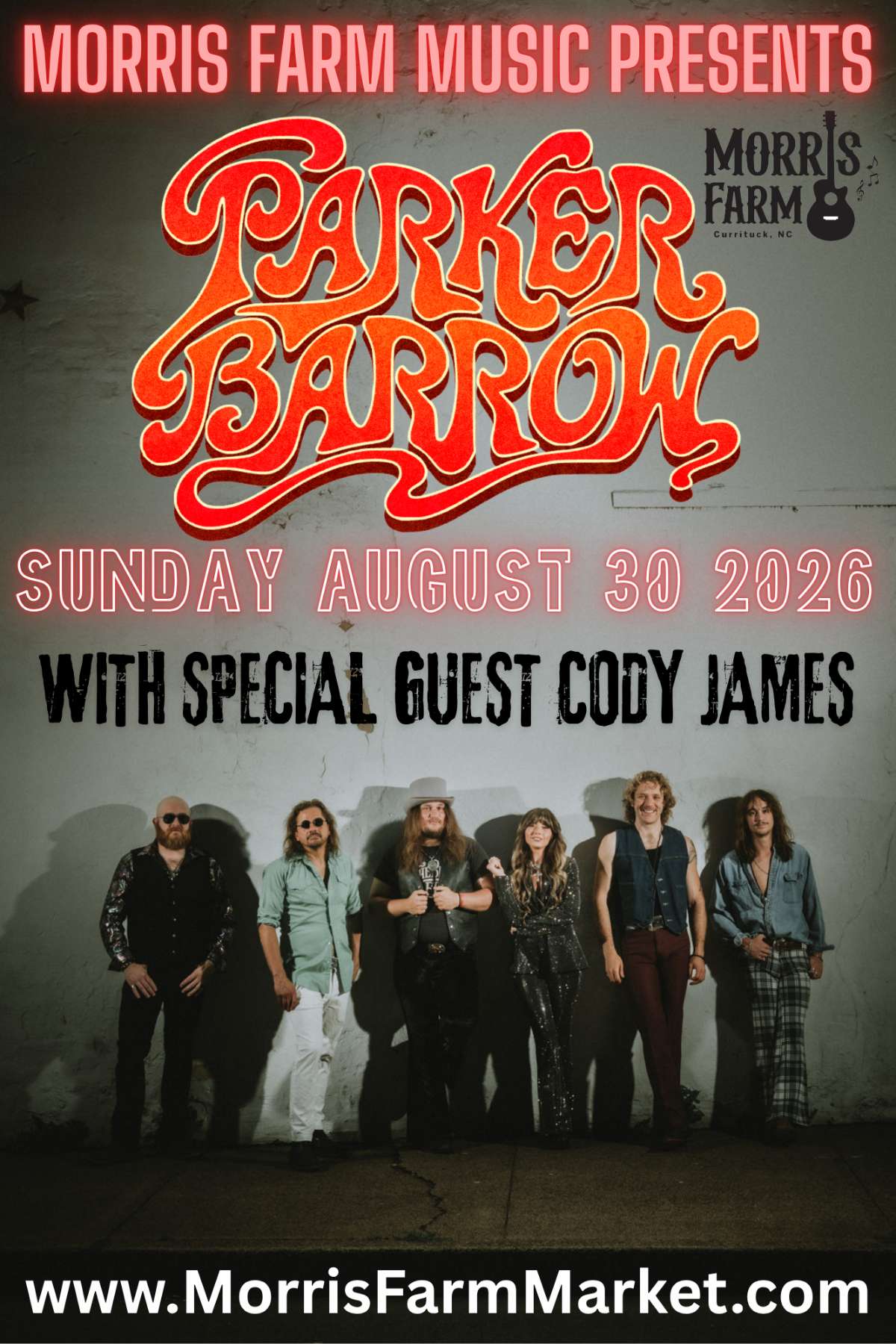Parker Barrow  With Special Guest Cody James *FREE SHOW*