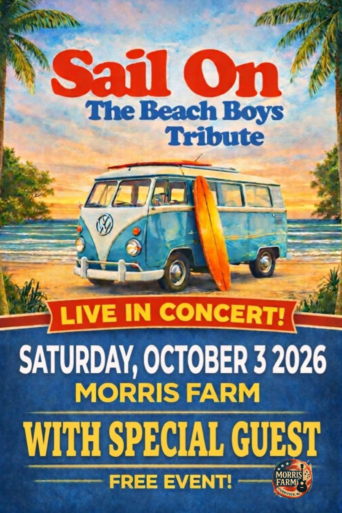 Sail On (Beach Boys Tribute) *FREE SHOW*