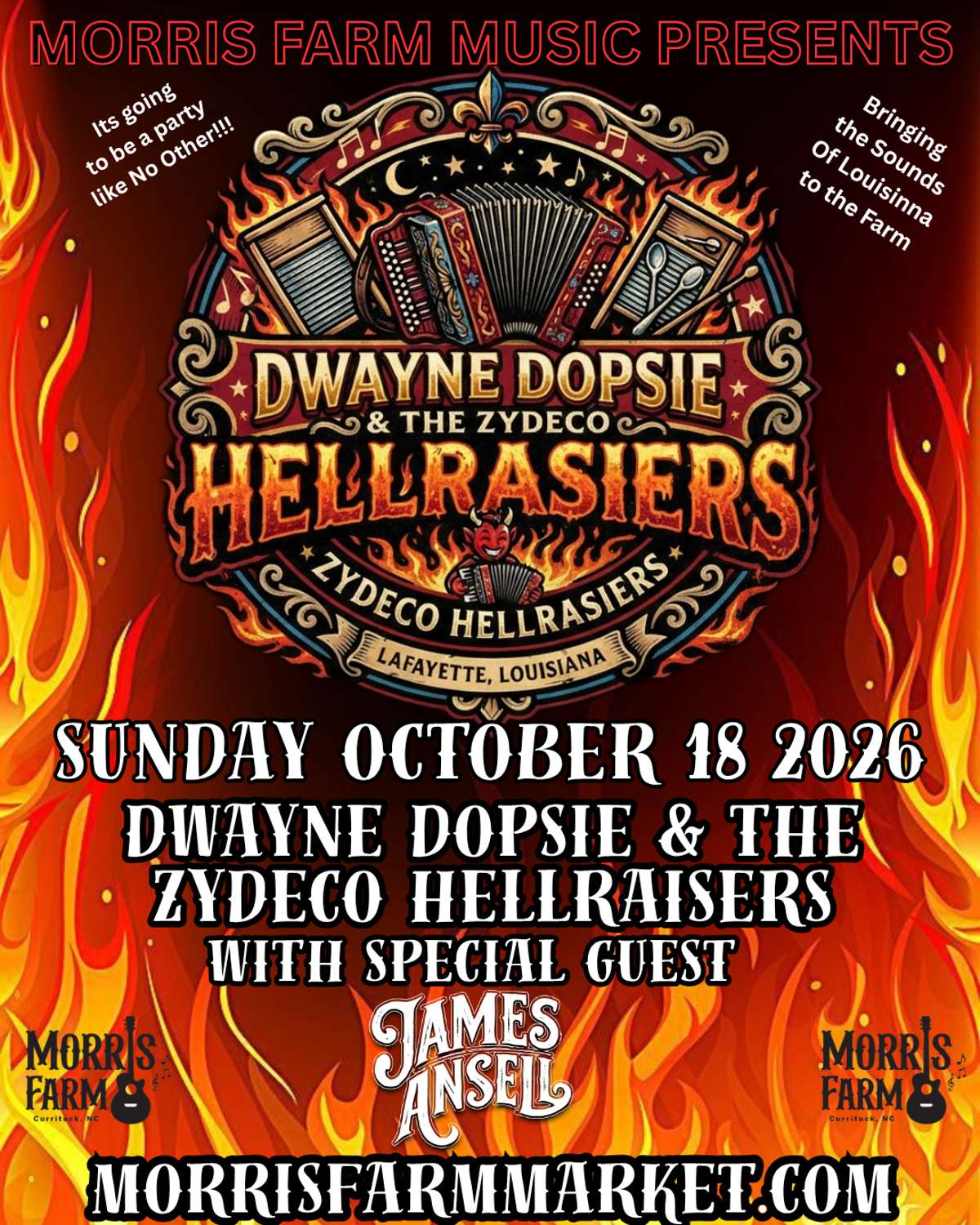 Dwayne Dopsie & The Zydeco Hellrasiers With Special Guest James Ansell *FREE SHOW*
