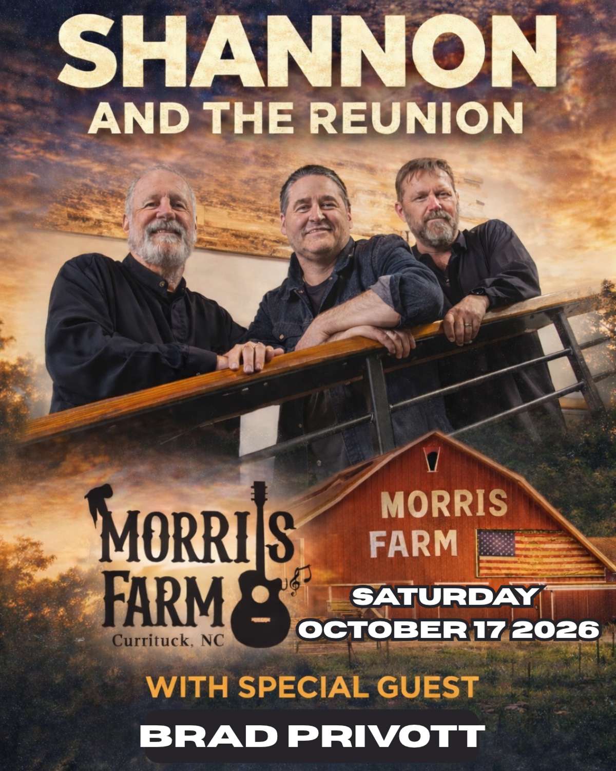 Shannon & The Reunion with Special Guest Brad Privott *FREE SHOW*