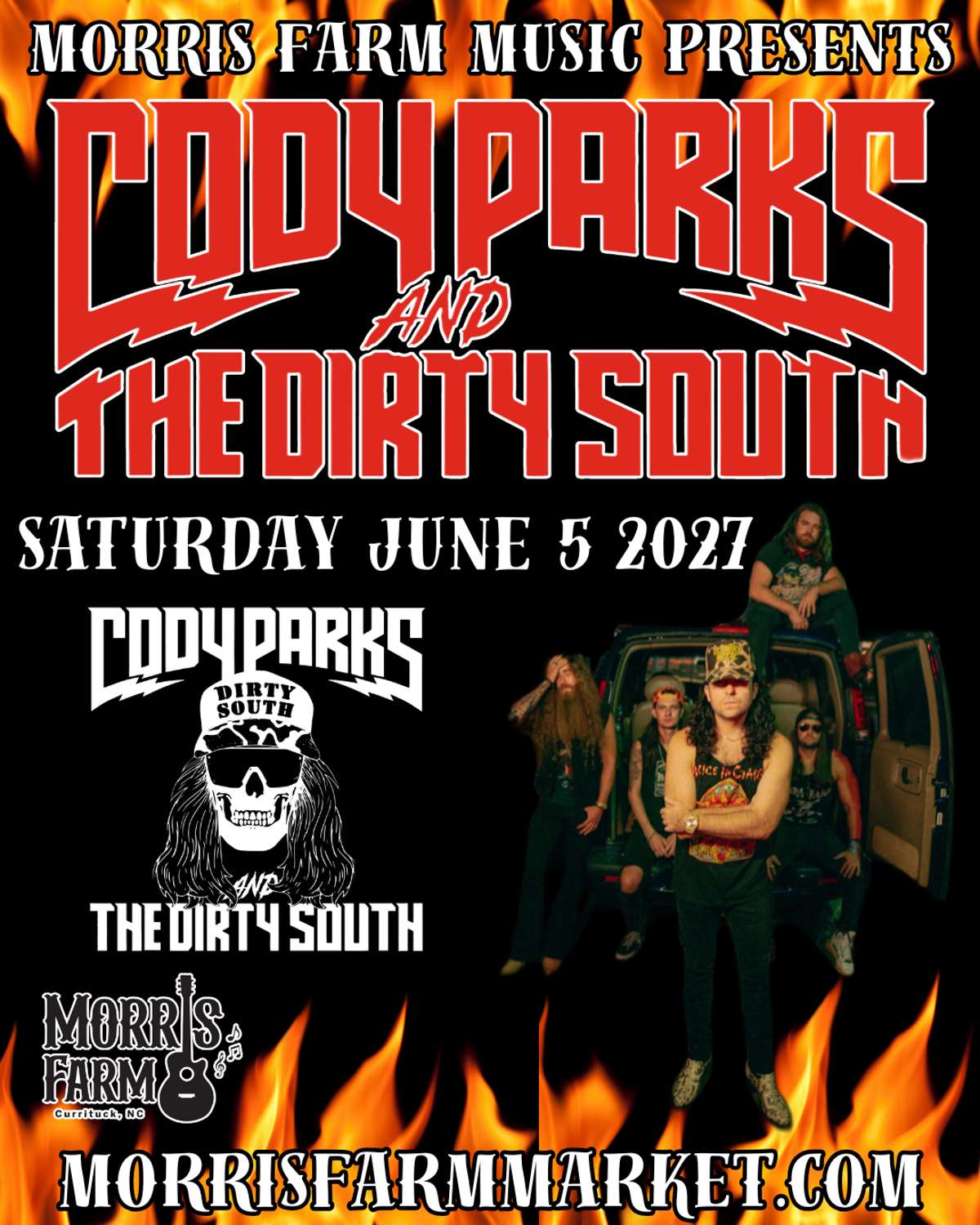 Cody Parks and The Dirty South with Special Guest  *FREE SHOW*